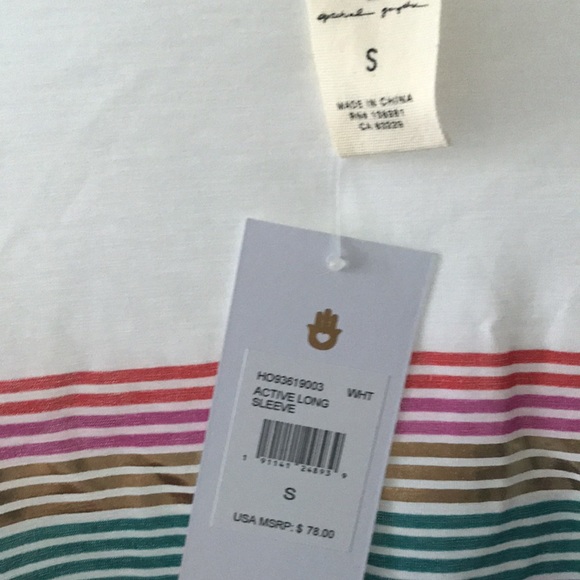 NWT Spiritual Gangster white sheer active long sleeve top - Picture 4 of 6